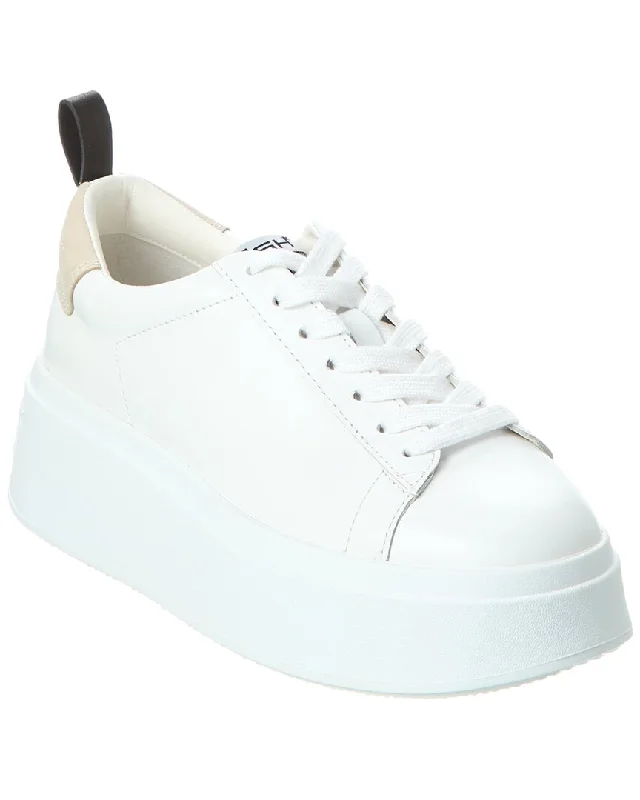 Wide - Width Women's Sneakers for Comfortable Fit for Those with Wider FeetAsh Move S Leather Platform Sneaker Wide - Width Women's Sneakers for Comfortable Fit for Those with Wider FeetAsh Move S Leather Platform Sneaker