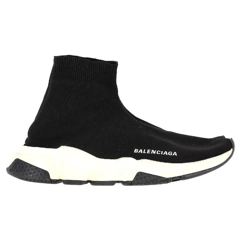 Wide - Width Women's Sneakers for Comfortable Fit for Those with Wider FeetBalenciaga Speed Trainer Sneakers in Black Polyester Wide - Width Women's Sneakers for Comfortable Fit for Those with Wider FeetBalenciaga Speed Trainer Sneakers in Black Polyester