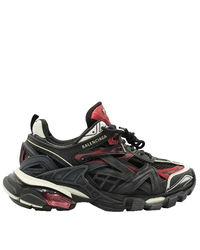Patterned Print Women's Sneakers in Floral Designs for a Feminine and Fashion - Forward LookBalenciaga Track 2. Sneakers in Black/Red Nylon Patterned Print Women's Sneakers in Floral Designs for a Feminine and Fashion - Forward LookBalenciaga Track 2. Sneakers in Black/Red Nylon