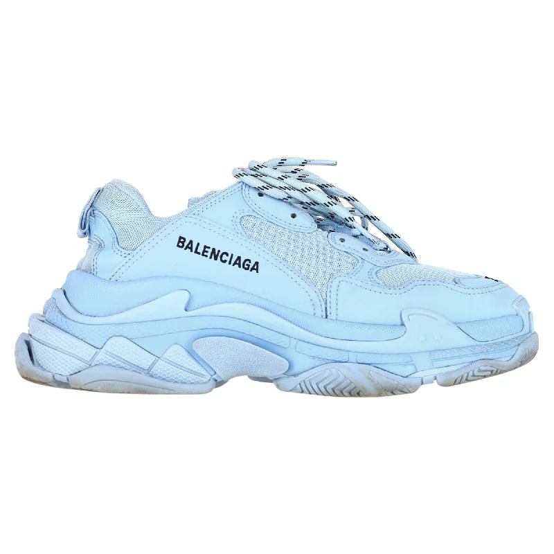 Slip - On Women's Canvas Sneakers in Navy for Easy and Effortless WearBalenciaga Triple S Sneakers in Light Blue Polyester Slip - On Women's Canvas Sneakers in Navy for Easy and Effortless WearBalenciaga Triple S Sneakers in Light Blue Polyester