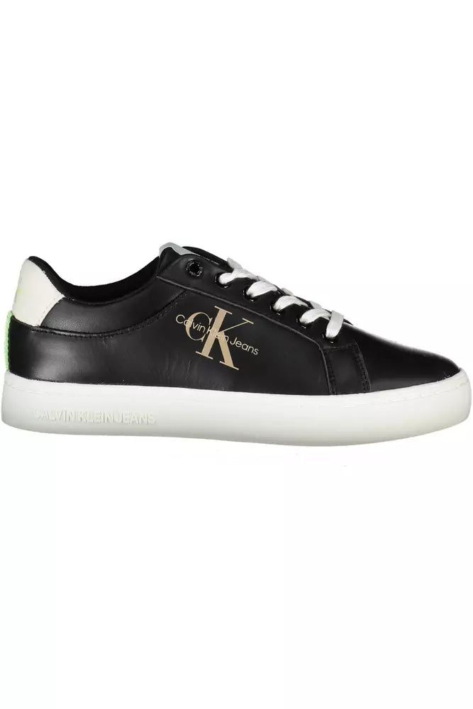 Women's Sneakers with Hidden Wedges for a Subtle Height Boost and Added StyleCalvin Klein Chic  Contrasting Sporty Women's Sneakers