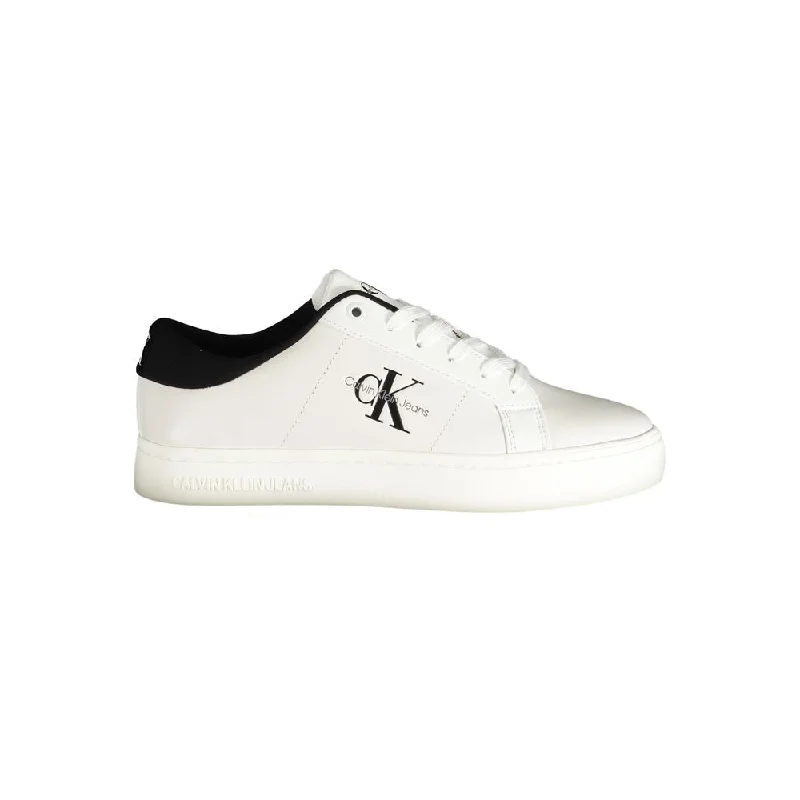 Women's Sneakers with Heel - Stabilizing Technology for Better Balance During RunningCalvin Klein Polyester Women's Sneaker Women's Sneakers with Heel - Stabilizing Technology for Better Balance During RunningCalvin Klein Polyester Women's Sneaker