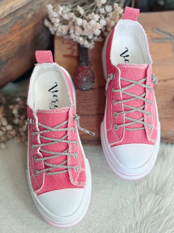 Women's Sneakers with Removable Insoles for Easy Cleaning and CustomizationVery G Pink Subtle Sparkle Sneakers Women's Sneakers with Removable Insoles for Easy Cleaning and CustomizationVery G Pink Subtle Sparkle Sneakers
