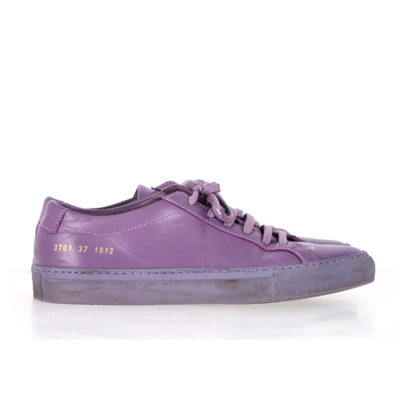 High - Top Women's Leather Sneakers in Black for a Stylish and Durable OptionCommon Projects Achilles Low-Top Sneakers in Purple Leather High - Top Women's Leather Sneakers in Black for a Stylish and Durable OptionCommon Projects Achilles Low-Top Sneakers in Purple Leather