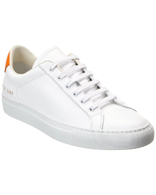 Sparkly Rhinestone - Embellished Women's Sneakers for a Glamorous and Eye - Catching LookCommon Projects Retro Low Leather Sneaker