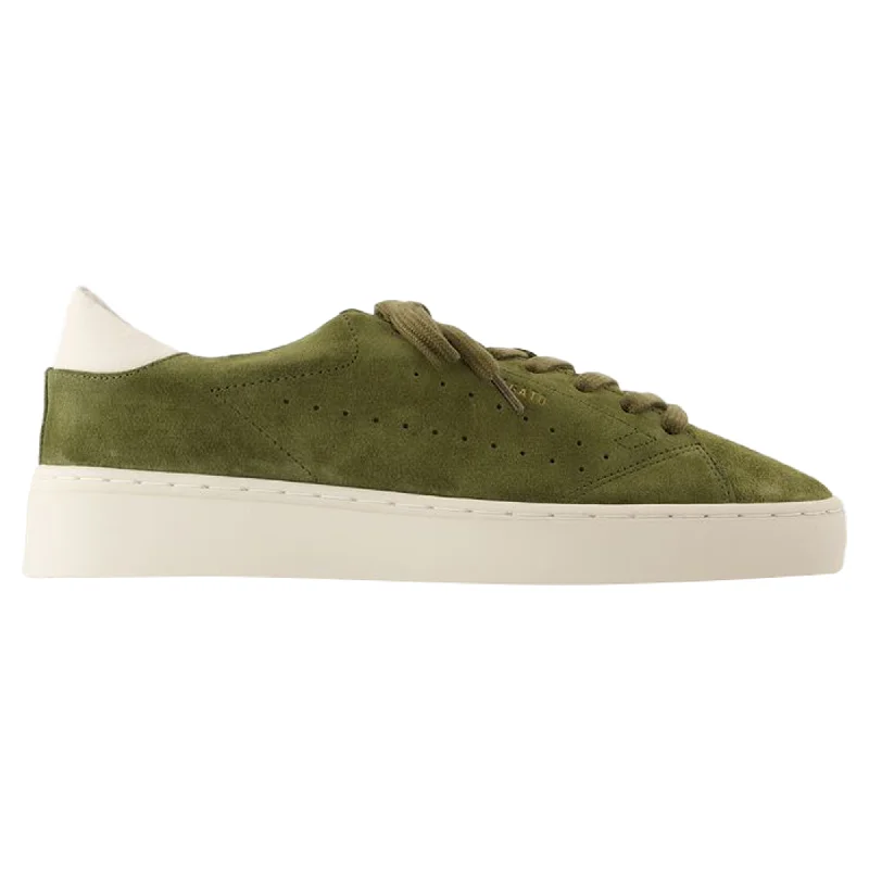 Wide - Width Women's Sneakers for Comfortable Fit for Those with Wider FeetCourt Sneakers - Axel Arigato - Suede - Green/White Wide - Width Women's Sneakers for Comfortable Fit for Those with Wider FeetCourt Sneakers - Axel Arigato - Suede - Green/White