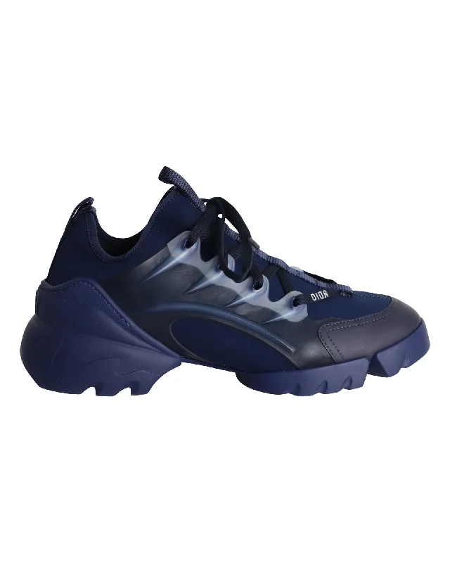 Breathable Mesh Women's Running Sneakers with Reflective Trim for Nighttime JoggingDior D-Connect Sneakers in Navy Blue Neoprene Breathable Mesh Women's Running Sneakers with Reflective Trim for Nighttime JoggingDior D-Connect Sneakers in Navy Blue Neoprene