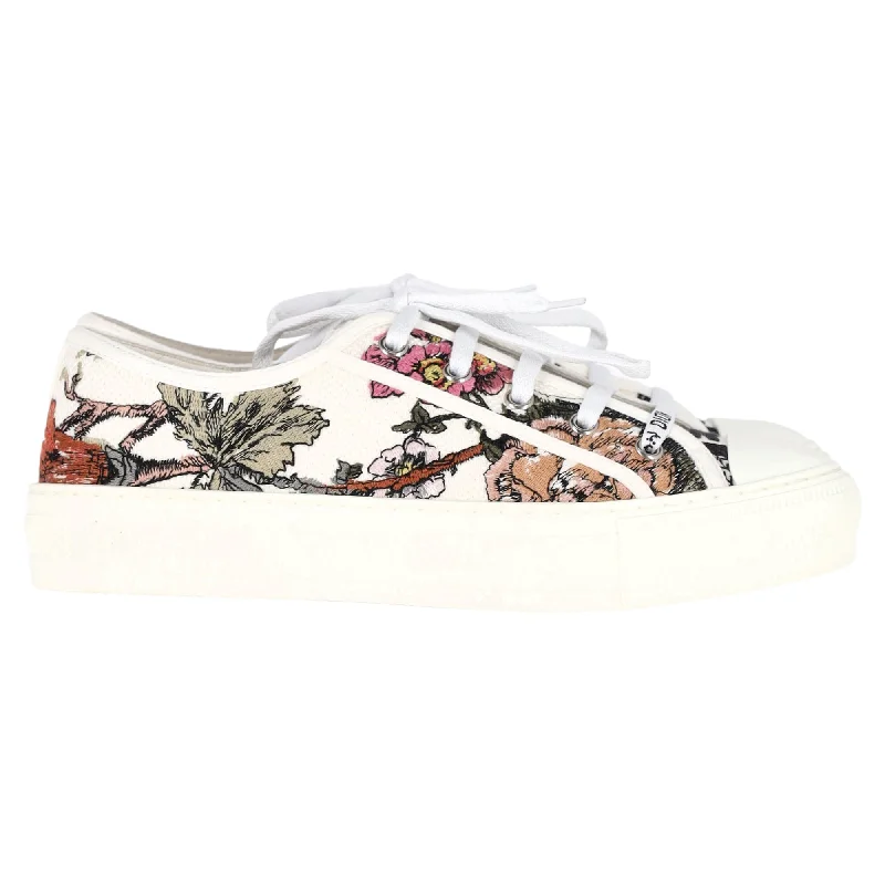 Patterned Print Women's Sneakers in Floral Designs for a Feminine and Fashion - Forward LookDior Walk N Dior Floral Low Sneakers in White Cotton Patterned Print Women's Sneakers in Floral Designs for a Feminine and Fashion - Forward LookDior Walk N Dior Floral Low Sneakers in White Cotton
