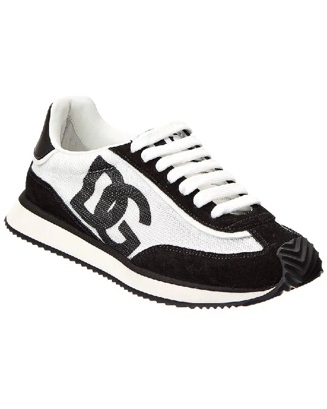Women's Sneakers with Heel - Stabilizing Technology for Better Balance During RunningDolce & Gabbana DG Cushion Suede Sneaker