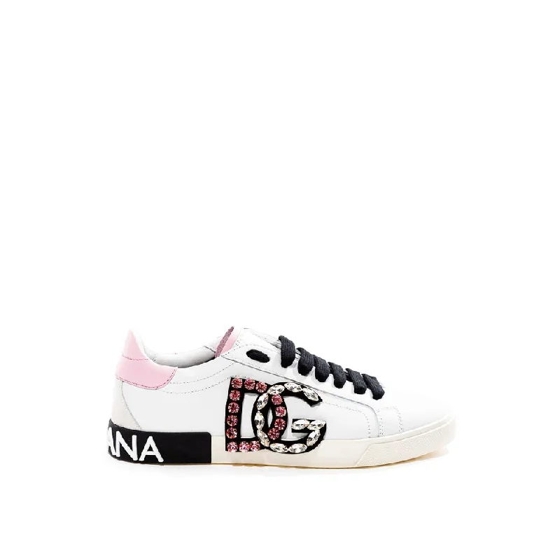 Water - Resistant Women's Hiking Sneakers with Traction Outsoles for Outdoor AdventuresDolce & Gabbana Leather Women's Sneaker Water - Resistant Women's Hiking Sneakers with Traction Outsoles for Outdoor AdventuresDolce & Gabbana Leather Women's Sneaker