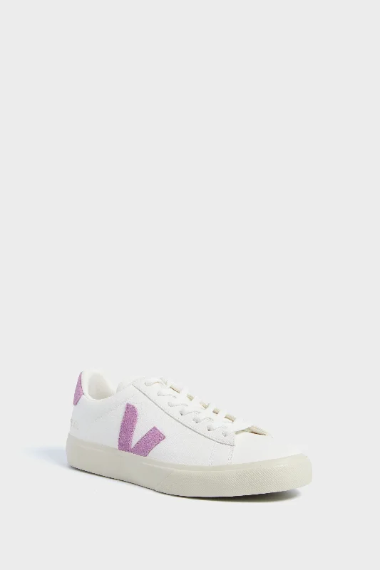 Lightweight Knit Women's Sneakers with Arch Support for All - Day ComfortExtra-White Mulberry Campo Sneakers