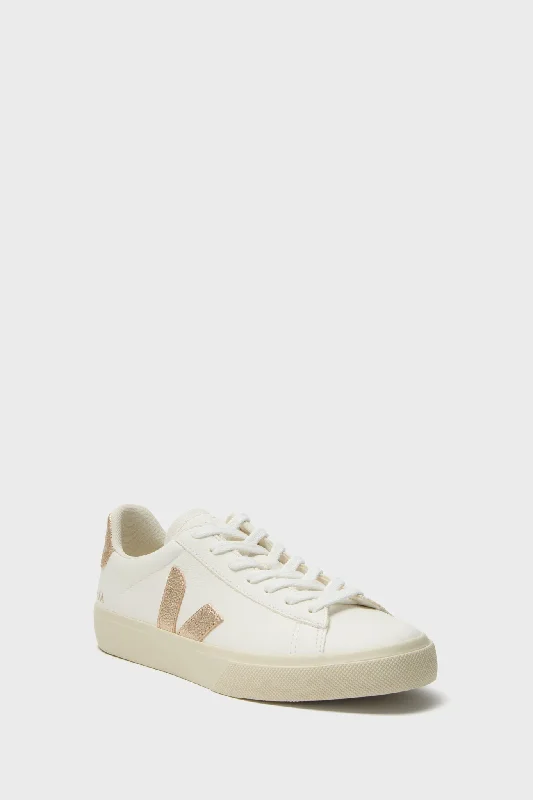 Women's Sneakers with Memory Foam Insoles for Exceptional Cushioning and ComfortExtra White Platine Campo Sneakers