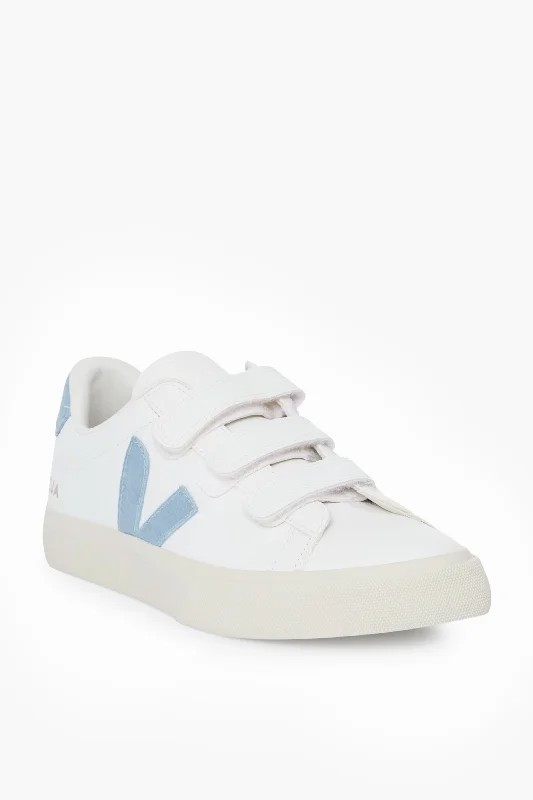 Patterned Print Women's Sneakers in Floral Designs for a Feminine and Fashion - Forward LookExtra White Steel Blue Recife Logo Sneakers