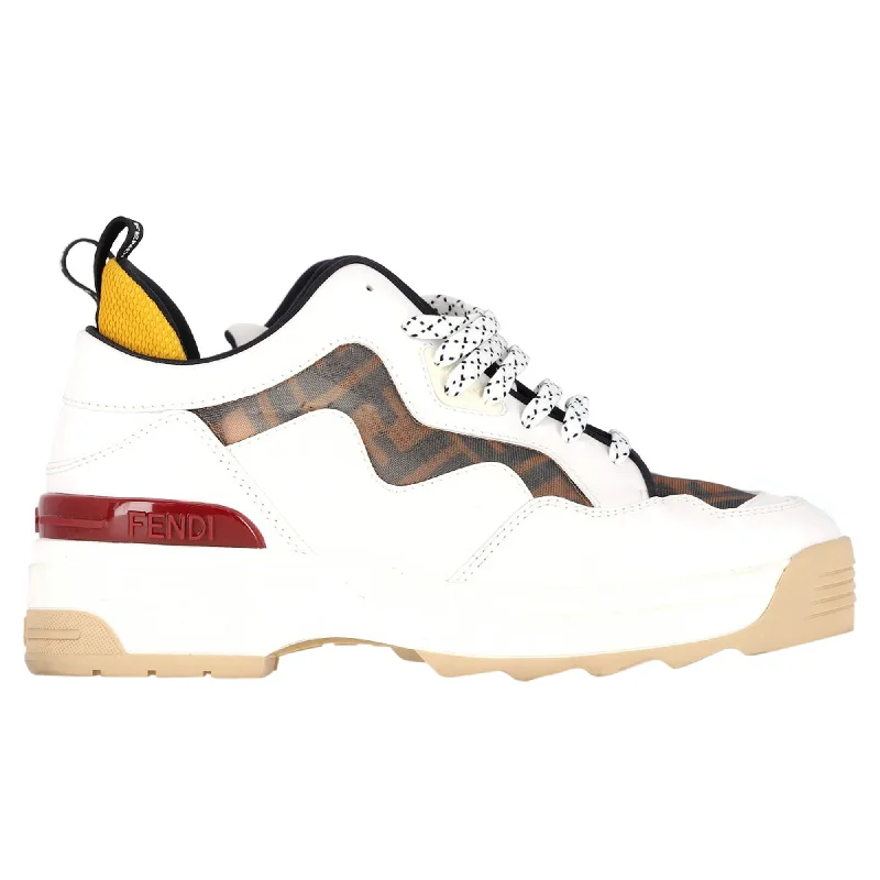 Water - Resistant Women's Hiking Sneakers with Traction Outsoles for Outdoor AdventuresFendi Logo Low-Top Sneakers in White Leather Water - Resistant Women's Hiking Sneakers with Traction Outsoles for Outdoor AdventuresFendi Logo Low-Top Sneakers in White Leather