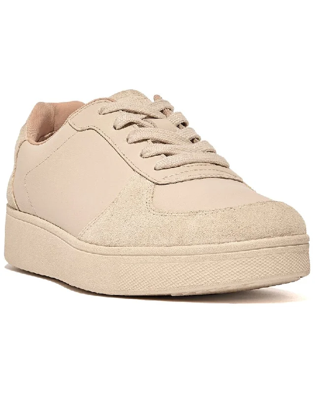 Women's Sneakers with Hidden Wedges for a Subtle Height Boost and Added StyleFitFlop Rally Leather & Suede Sneaker