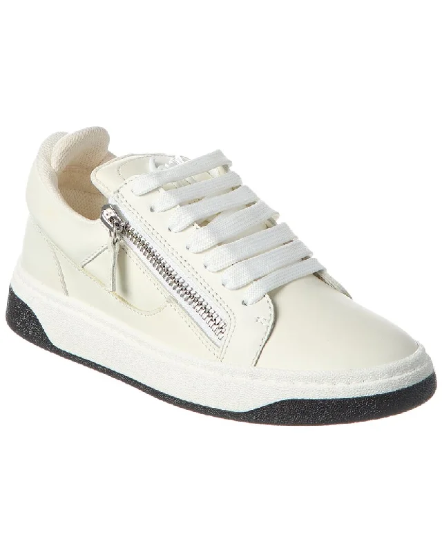 Breathable Mesh Women's Running Sneakers with Reflective Trim for Nighttime JoggingGiuseppe Zanotti Gz94 Leather Sneaker