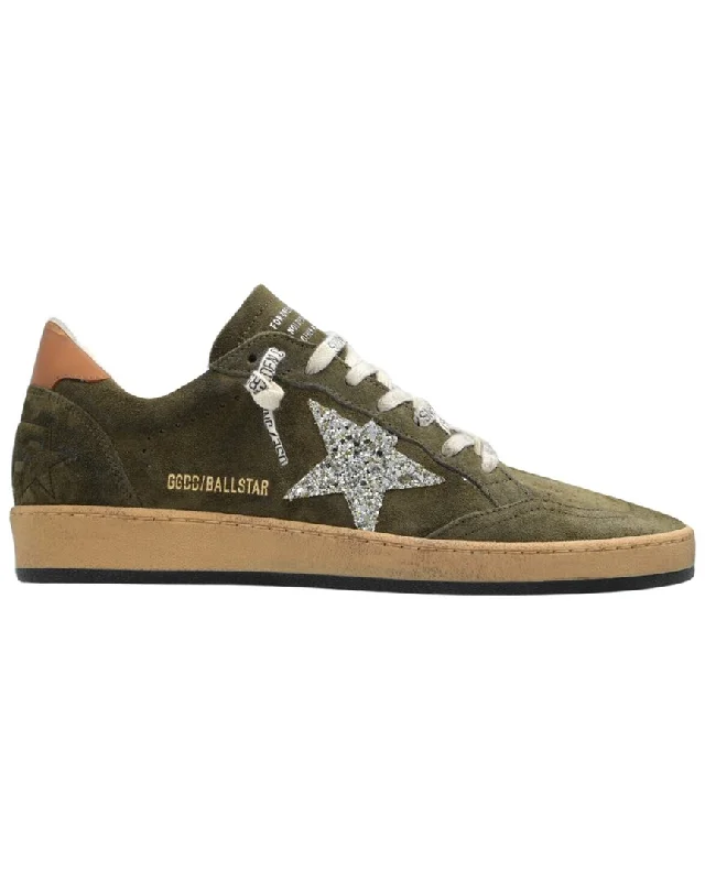 Patterned Print Women's Sneakers in Floral Designs for a Feminine and Fashion - Forward LookGolden Goose Ball Star Suede Sneaker Patterned Print Women's Sneakers in Floral Designs for a Feminine and Fashion - Forward LookGolden Goose Ball Star Suede Sneaker