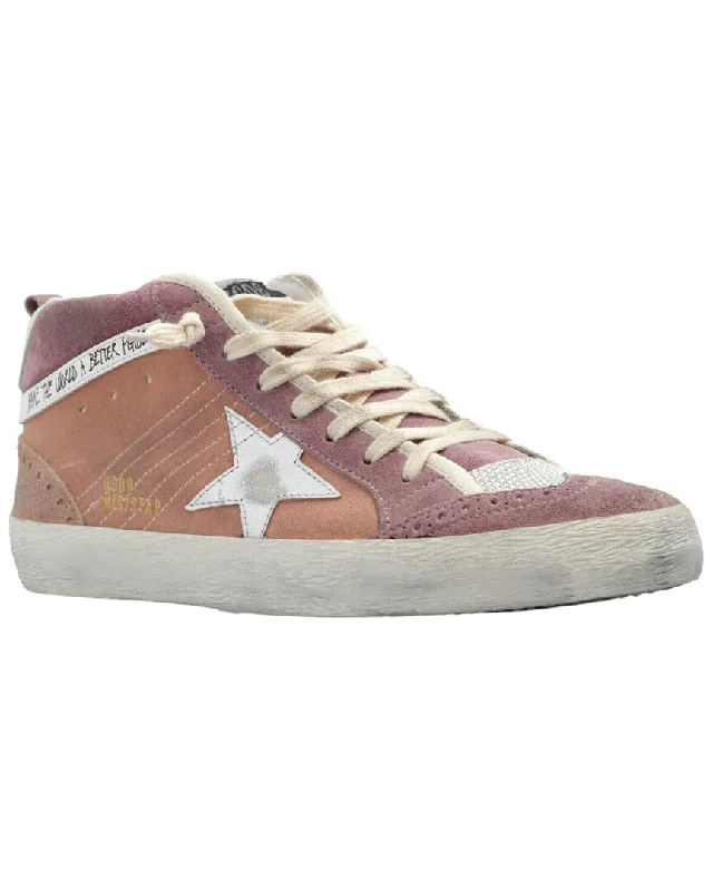 Lightweight Knit Women's Sneakers with Arch Support for All - Day ComfortGolden Goose Mid Star Suede Sneaker Lightweight Knit Women's Sneakers with Arch Support for All - Day ComfortGolden Goose Mid Star Suede Sneaker