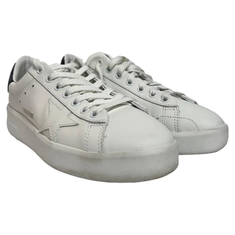 Water - Resistant Women's Hiking Sneakers with Traction Outsoles for Outdoor AdventuresGolden Goose Purestar Low-Top Sneakers in White Calfskin Leather Water - Resistant Women's Hiking Sneakers with Traction Outsoles for Outdoor AdventuresGolden Goose Purestar Low-Top Sneakers in White Calfskin Leather