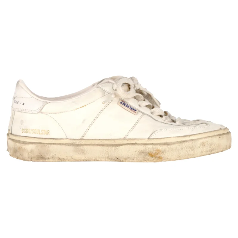 Vegan - Friendly Women's Sneakers Made from Recycled Materials for an Eco - Conscious ChoiceGolden Goose Soul Star Sneakers In Ivory Leather Vegan - Friendly Women's Sneakers Made from Recycled Materials for an Eco - Conscious ChoiceGolden Goose Soul Star Sneakers In Ivory Leather