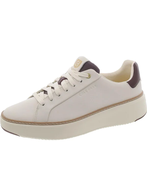 Sparkly Rhinestone - Embellished Women's Sneakers for a Glamorous and Eye - Catching LookGRANDPRO TOPSPIN Womens Faux Leather Trainer Casual And Fashion Sneakers