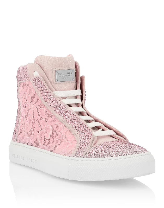 Wide - Width Women's Sneakers for Comfortable Fit for Those with Wider FeetHi-Top Sneakers Crystal Wide - Width Women's Sneakers for Comfortable Fit for Those with Wider FeetHi-Top Sneakers Crystal