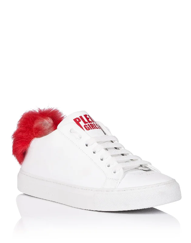 white / red