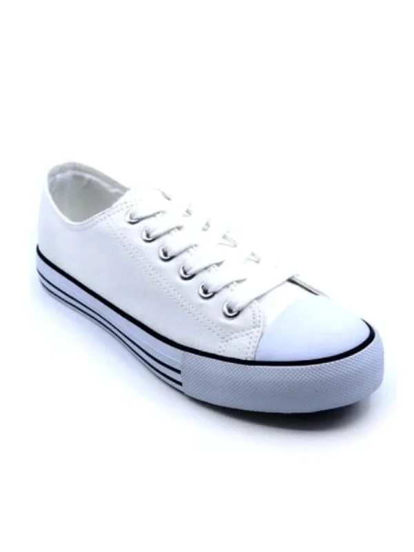 Women's Sneakers with Hidden Wedges for a Subtle Height Boost and Added StyleLoca 3 Sneakers In White