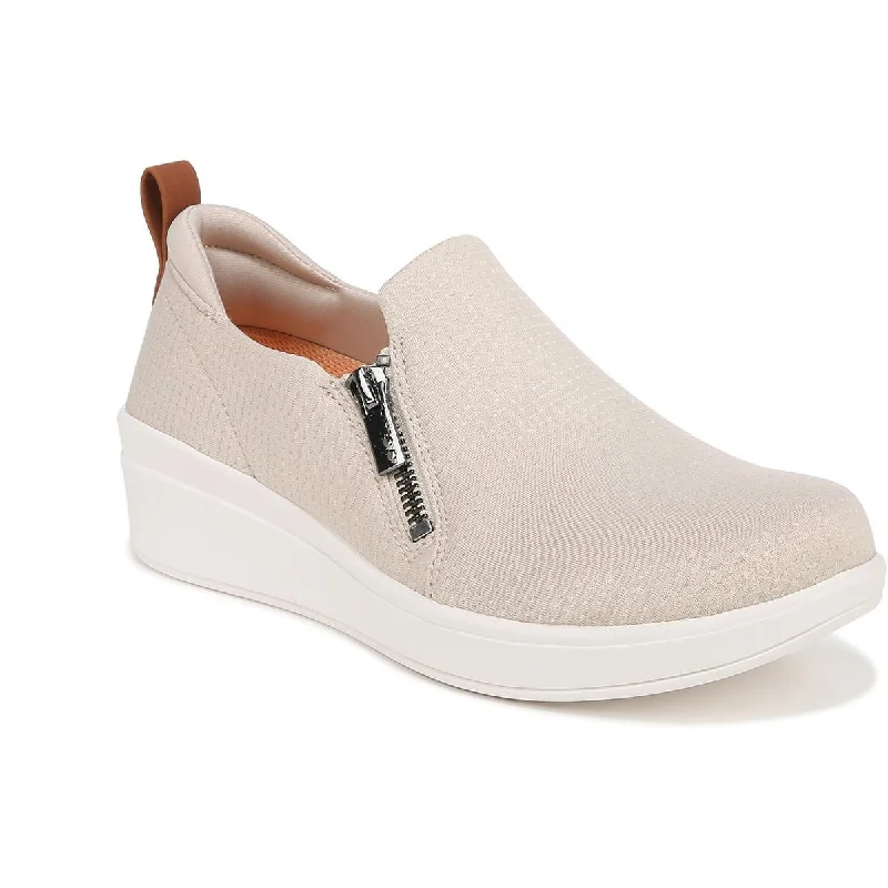 Women's Sneakers with Heel - Stabilizing Technology for Better Balance During RunningLuminous Womens Zipper Arch Support Slip-On Sneakers