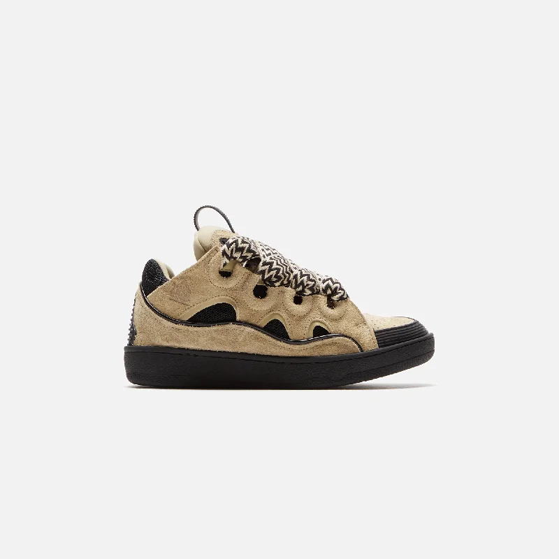 Retro - Style Women's Sneakers in Pastel Colors for a Nostalgic and Fashionable VibeLanvin WMNS Curb Sneaker - Light Brown / Black