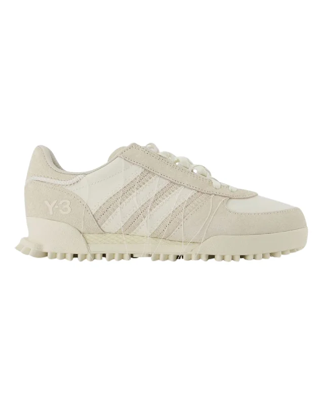 Patterned Print Women's Sneakers in Floral Designs for a Feminine and Fashion - Forward LookMarathon Tr Sneakers - Y-3 - Off-White - Leather Patterned Print Women's Sneakers in Floral Designs for a Feminine and Fashion - Forward LookMarathon Tr Sneakers - Y-3 - Off-White - Leather