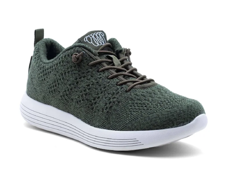 Water - Resistant Women's Hiking Sneakers with Traction Outsoles for Outdoor AdventuresMen's Belmont Sneaker In Green Merino Wool Water - Resistant Women's Hiking Sneakers with Traction Outsoles for Outdoor AdventuresMen's Belmont Sneaker In Green Merino Wool