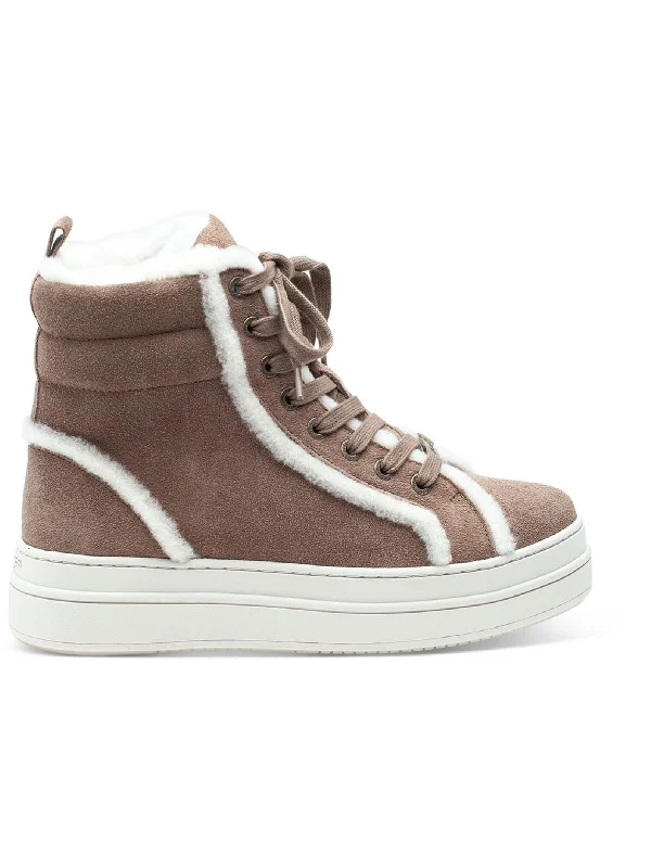 Women's Sneakers with Memory Foam Insoles for Exceptional Cushioning and ComfortNadal Womens Suede Faux Fur Lined Casual and Fashion Sneakers
