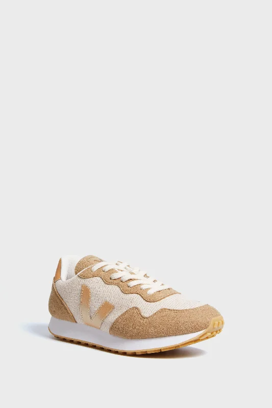 Lightweight Knit Women's Sneakers with Arch Support for All - Day ComfortNatural Platine SDU Rec Sneakers