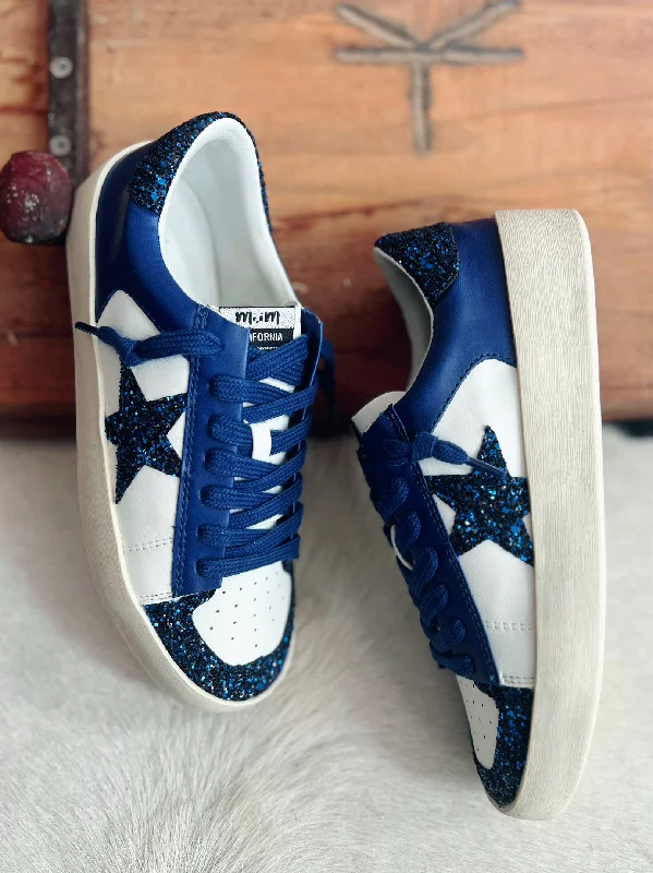 Vegan - Friendly Women's Sneakers Made from Recycled Materials for an Eco - Conscious ChoiceNavy Candace Star Sneakers Vegan - Friendly Women's Sneakers Made from Recycled Materials for an Eco - Conscious ChoiceNavy Candace Star Sneakers
