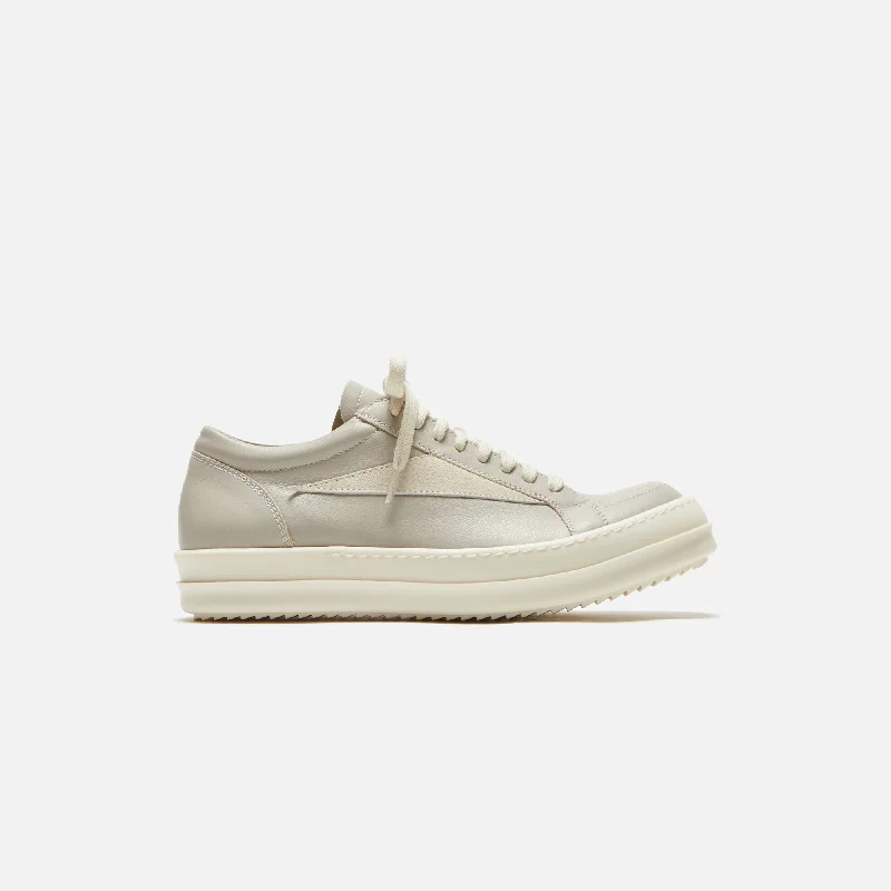 Foldable Women's Travel Sneakers for Compact Storage in LuggageRick Owens WMNS Vintage Sneaker - Pearl / Milk Foldable Women's Travel Sneakers for Compact Storage in LuggageRick Owens WMNS Vintage Sneaker - Pearl / Milk