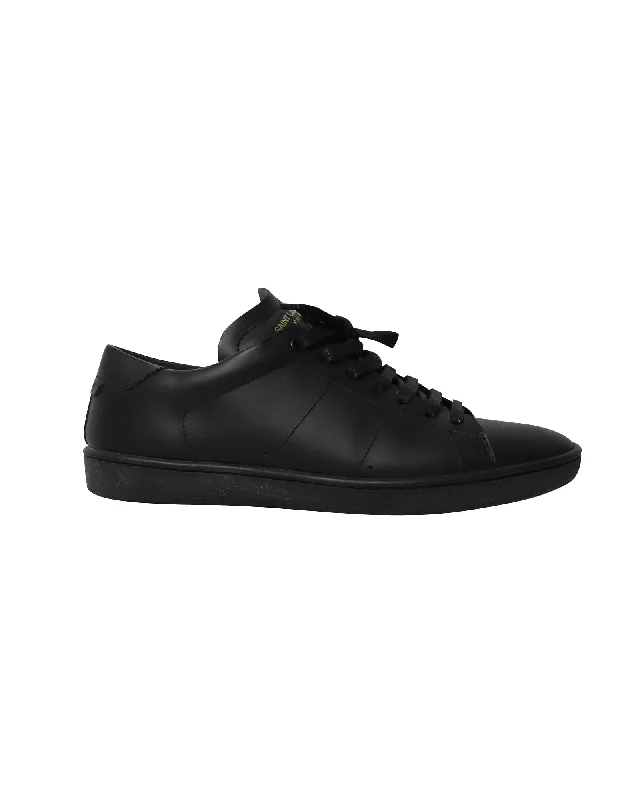 Women's Sneakers with Hidden Wedges for a Subtle Height Boost and Added StyleSaint Laurent Court Sneakers in Triple Black Leather Women's Sneakers with Hidden Wedges for a Subtle Height Boost and Added StyleSaint Laurent Court Sneakers in Triple Black Leather