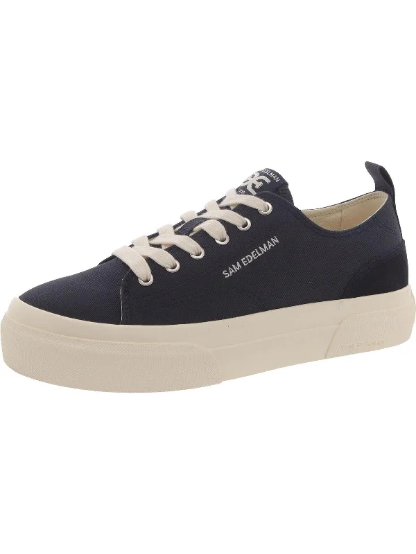 navy cotton/leather