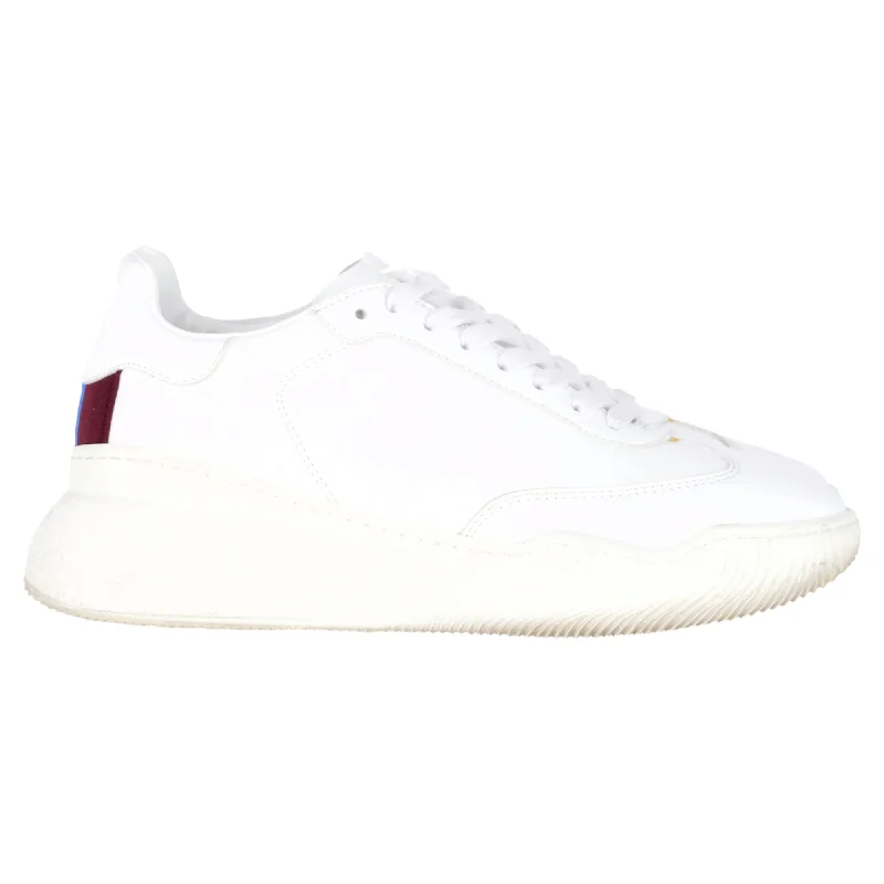 Women's Sneakers with Removable Insoles for Easy Cleaning and CustomizationStella Mccartney Loop Lace-Up Sneakers in White Faux Leather Women's Sneakers with Removable Insoles for Easy Cleaning and CustomizationStella Mccartney Loop Lace-Up Sneakers in White Faux Leather