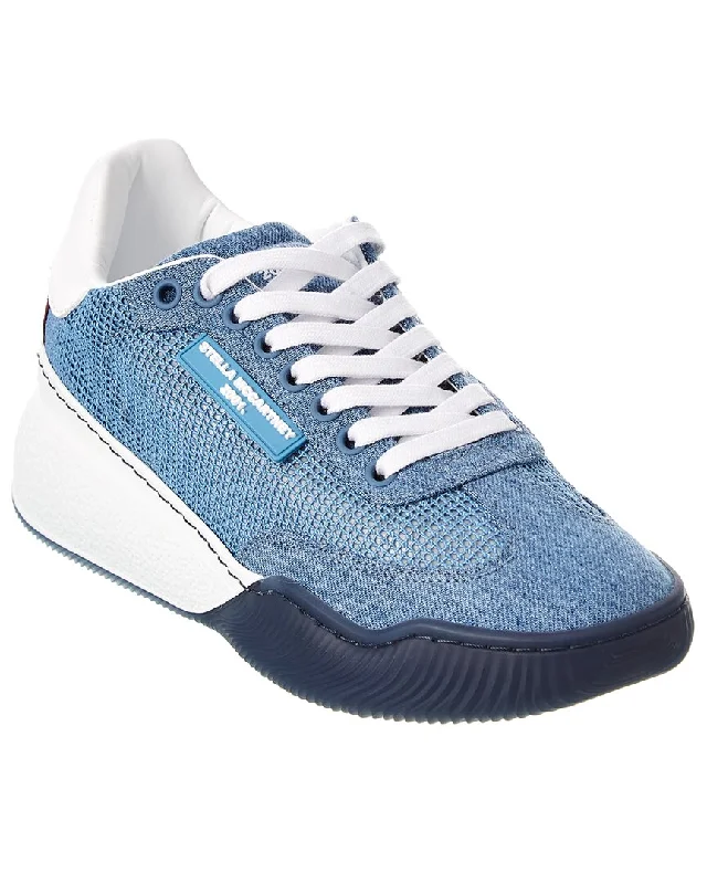 Retro - Style Women's Sneakers in Pastel Colors for a Nostalgic and Fashionable VibeStella McCartney Loop Square Canvas & Mesh Sneaker