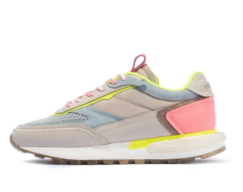 Lace - Up Women's Athletic Sneakers with Shock - Absorbing Midsoles for Intense WorkoutsTana Trainers Sneaker In Multi Light Blue, Pink Neon, Yellow Lace - Up Women's Athletic Sneakers with Shock - Absorbing Midsoles for Intense WorkoutsTana Trainers Sneaker In Multi Light Blue, Pink Neon, Yellow