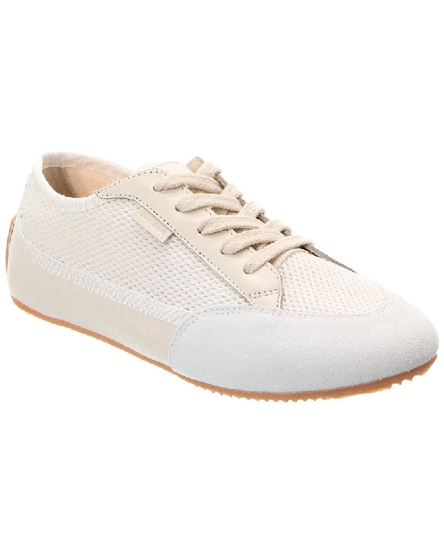 Chunky - Sole Women's Platform Sneakers in White for a Trendy Street Style LookThe Row Bonnie Canvas & Suede Sneaker Chunky - Sole Women's Platform Sneakers in White for a Trendy Street Style LookThe Row Bonnie Canvas & Suede Sneaker