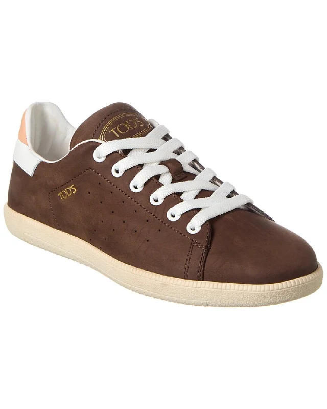 High - Top Women's Leather Sneakers in Black for a Stylish and Durable OptionTOD’s Logo Leather Sneaker