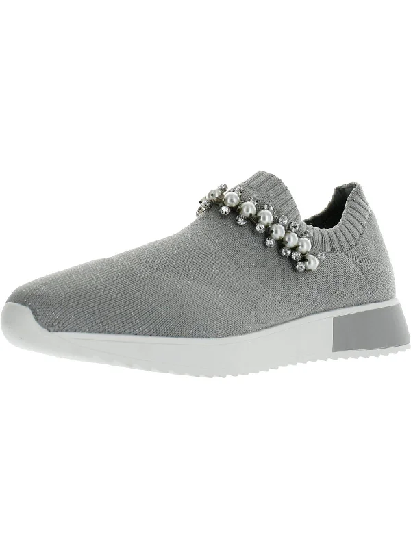 Lightweight Knit Women's Sneakers with Arch Support for All - Day ComfortTonya Womens Knit Slip On Casual and Fashion Sneakers