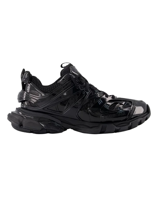 Sparkly Rhinestone - Embellished Women's Sneakers for a Glamorous and Eye - Catching LookTrack Sneakers - Balenciaga - Black Sparkly Rhinestone - Embellished Women's Sneakers for a Glamorous and Eye - Catching LookTrack Sneakers - Balenciaga - Black