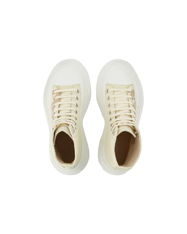 Wide - Width Women's Sneakers for Comfortable Fit for Those with Wider FeetTread Slick Sneakers - Alexander Mcqueen - Black/White - Leather Wide - Width Women's Sneakers for Comfortable Fit for Those with Wider FeetTread Slick Sneakers - Alexander Mcqueen - Black/White - Leather