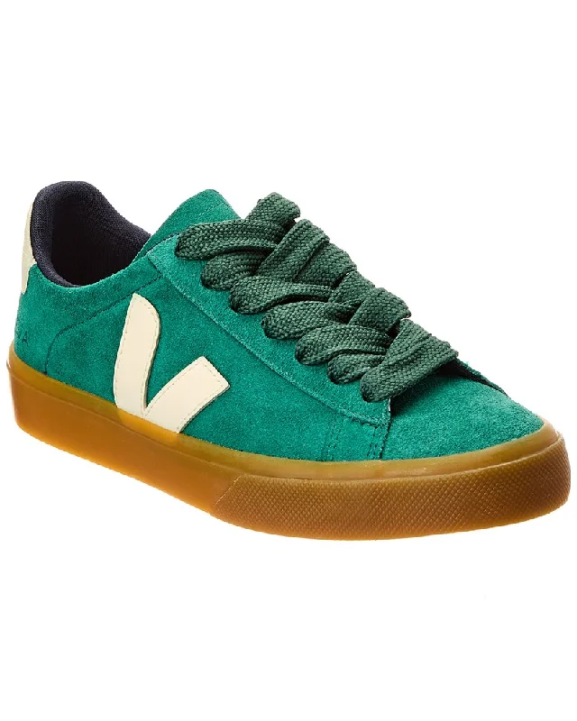 Chunky - Sole Women's Platform Sneakers in White for a Trendy Street Style LookVEJA Campo Suede Sneaker