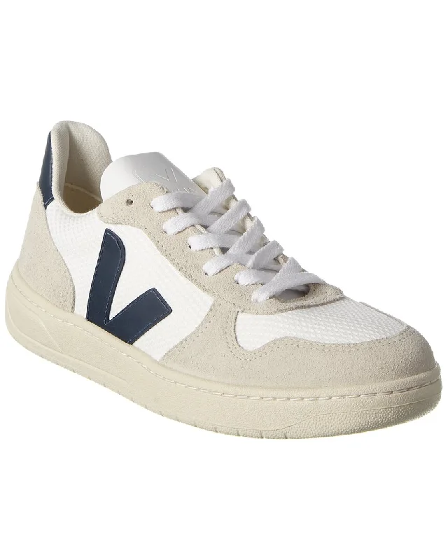 Water - Resistant Women's Hiking Sneakers with Traction Outsoles for Outdoor AdventuresVEJA V-10 Suede-Trim Sneaker Water - Resistant Women's Hiking Sneakers with Traction Outsoles for Outdoor AdventuresVEJA V-10 Suede-Trim Sneaker