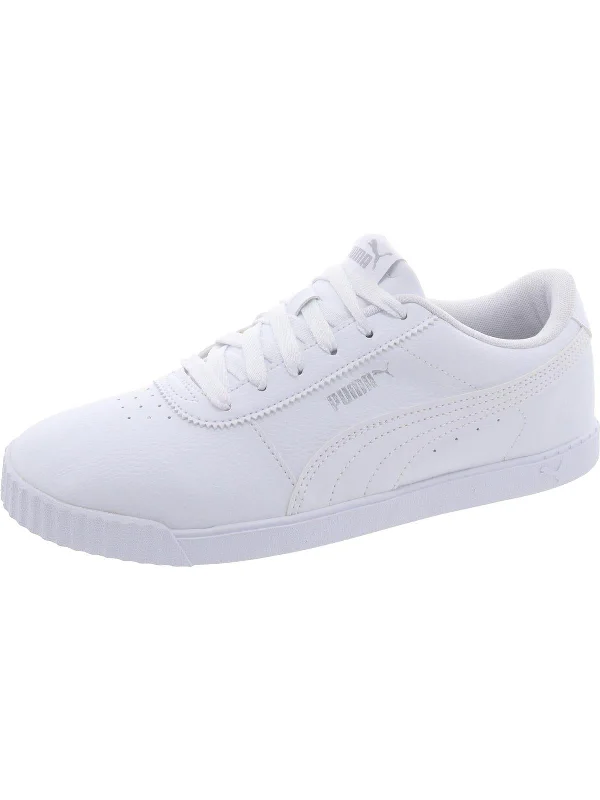 Lightweight Knit Women's Sneakers with Arch Support for All - Day ComfortVikky Womens Faux Leather Lace-Up Casual And Fashion Sneakers