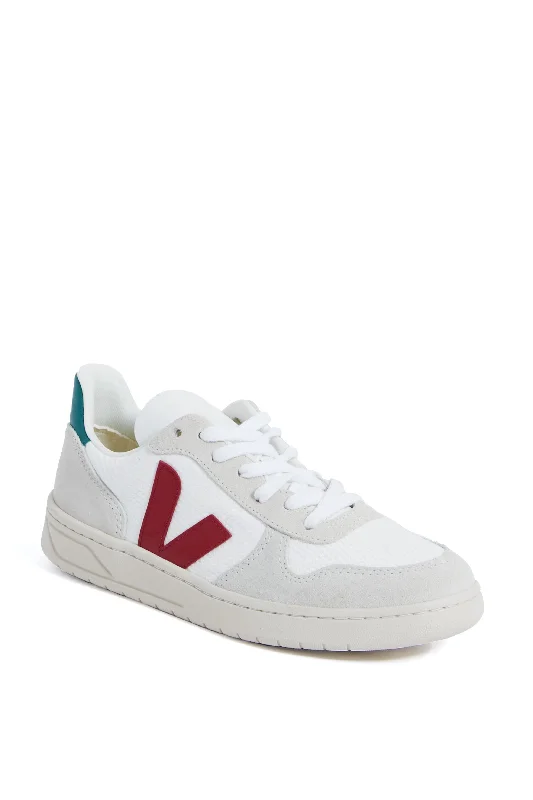 Wide - Width Women's Sneakers for Comfortable Fit for Those with Wider FeetWhite Marsala Brittany V-10 Sneakers